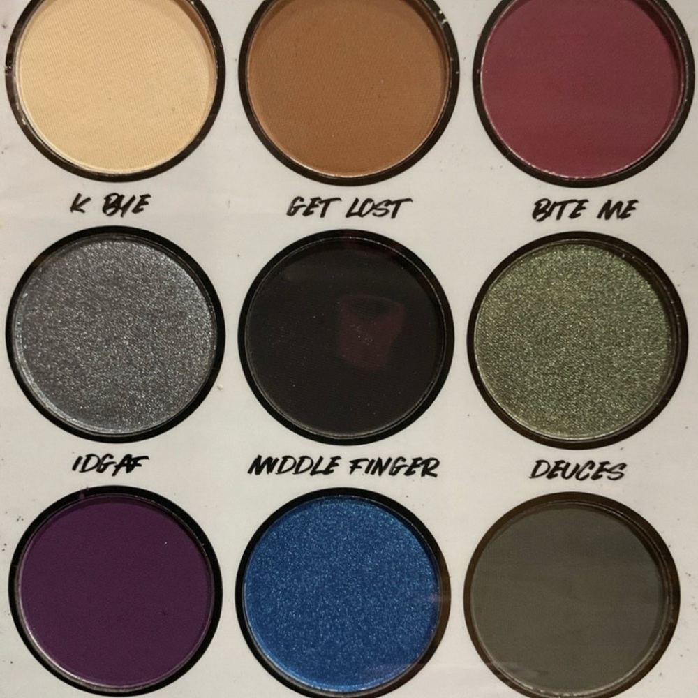 BH Cosmetics F OFF Bold 9-Color Shadow Palette